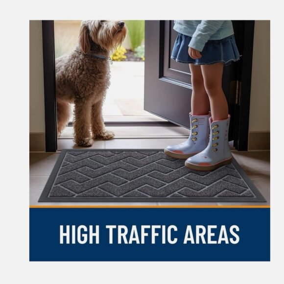 Entrance Mat Front Door Doormat for Indoor Outdoor Heavy Duty Commercial Mats - Picture 8 of 8